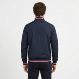 Blouson Bomber À Finitions Côtelées Rayées