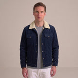 Celvoir | Veste En Velours Côtelé À Col Sherpa Pour Hommes