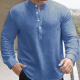 Celvoir | Chemise Ample Avec Col Bateau Pour Hommes