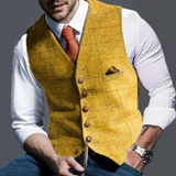 CELVOIR | GILET SLIM À BOUTONS POUR HOMME