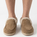 Mocassins Doublés En Fourrure Pour Hommes