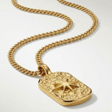 Collier Doré À Pendentif Ibiza Pour Hommes