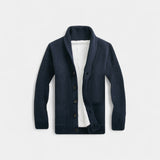 CELVOIR | CARDIGAN HOMME MAILLE COL V BOUTONNÉ