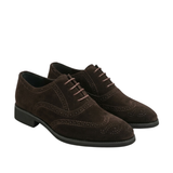 Chaussures Brogue Wingtip À Lacets Pour Homme