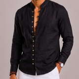 Celvoir | Chemise Col Montant Pour Hommes