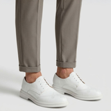 Chaussures Habillées Brogue Blanches Pour Homme