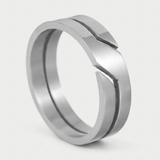 Bague Statement Sculptée Pour Homme