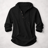 Celvoir | Chemise Henley À Capuche Avec Manches Longues Pour Hommes
