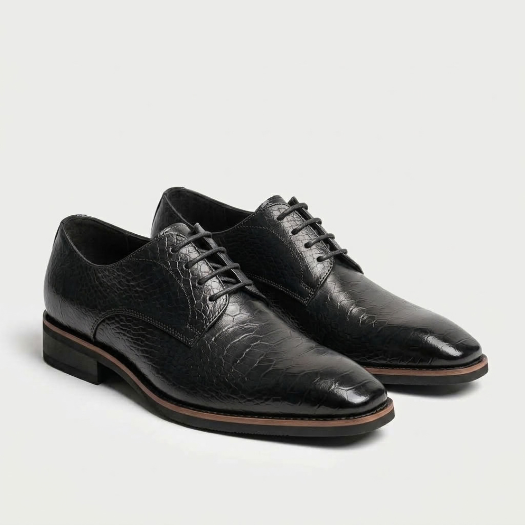 Chaussures Derby Marron Pour Hommes