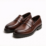 Mocassins Penny Brogue Pour Homme