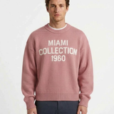 Pull Oversize Texturé À Col Rond