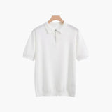 Celvoir | Polo Zippé En Maille Aérée Pour Hommes