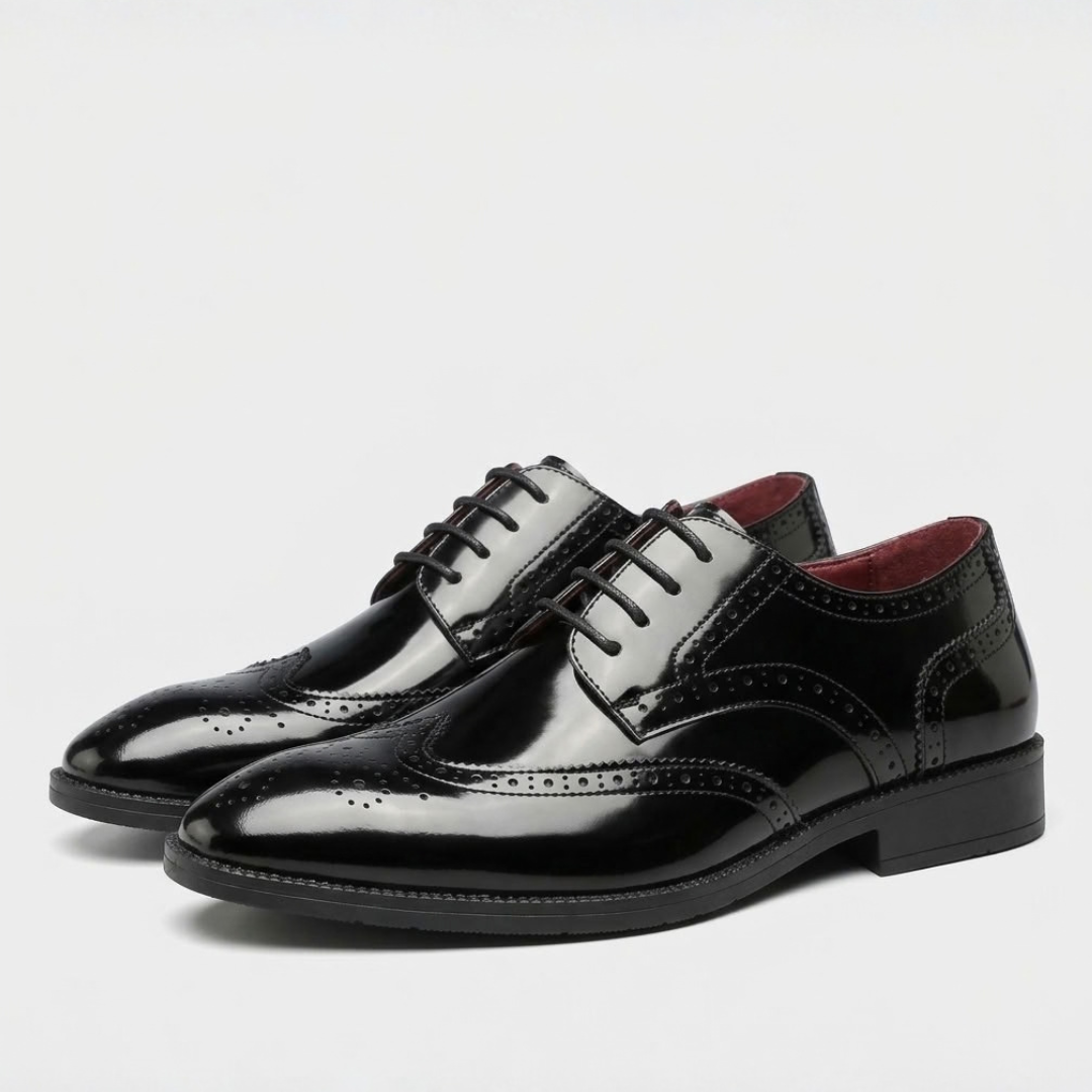 Chaussures Brogue À Lacets Pour Homme