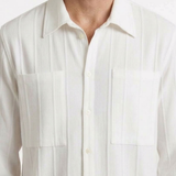 Chemise Côtelée Raffinée Pour Homme