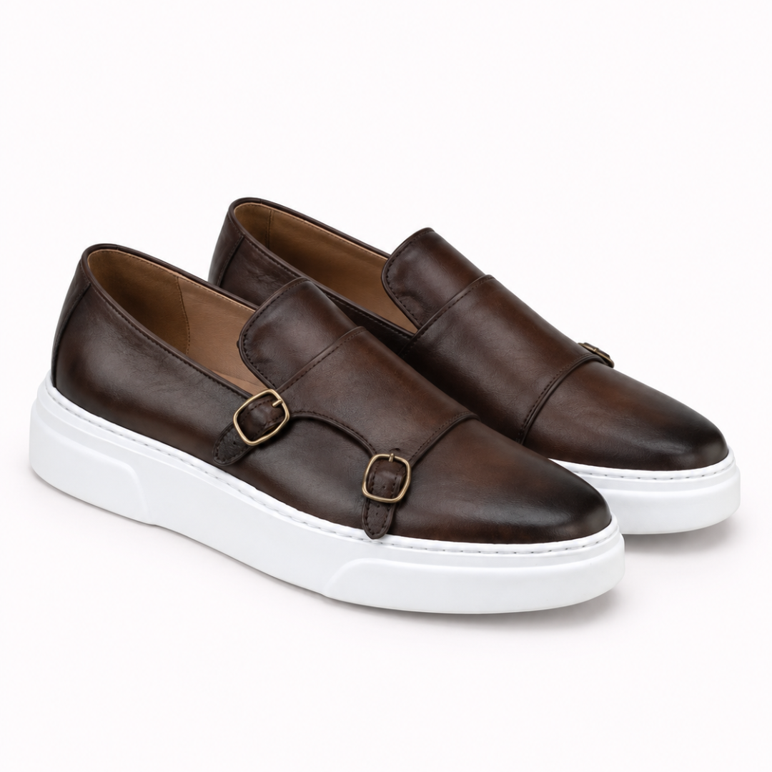 Mocassins Modernes À Boucle Pour Homme