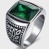 Bague Statement À Pierre Carrée