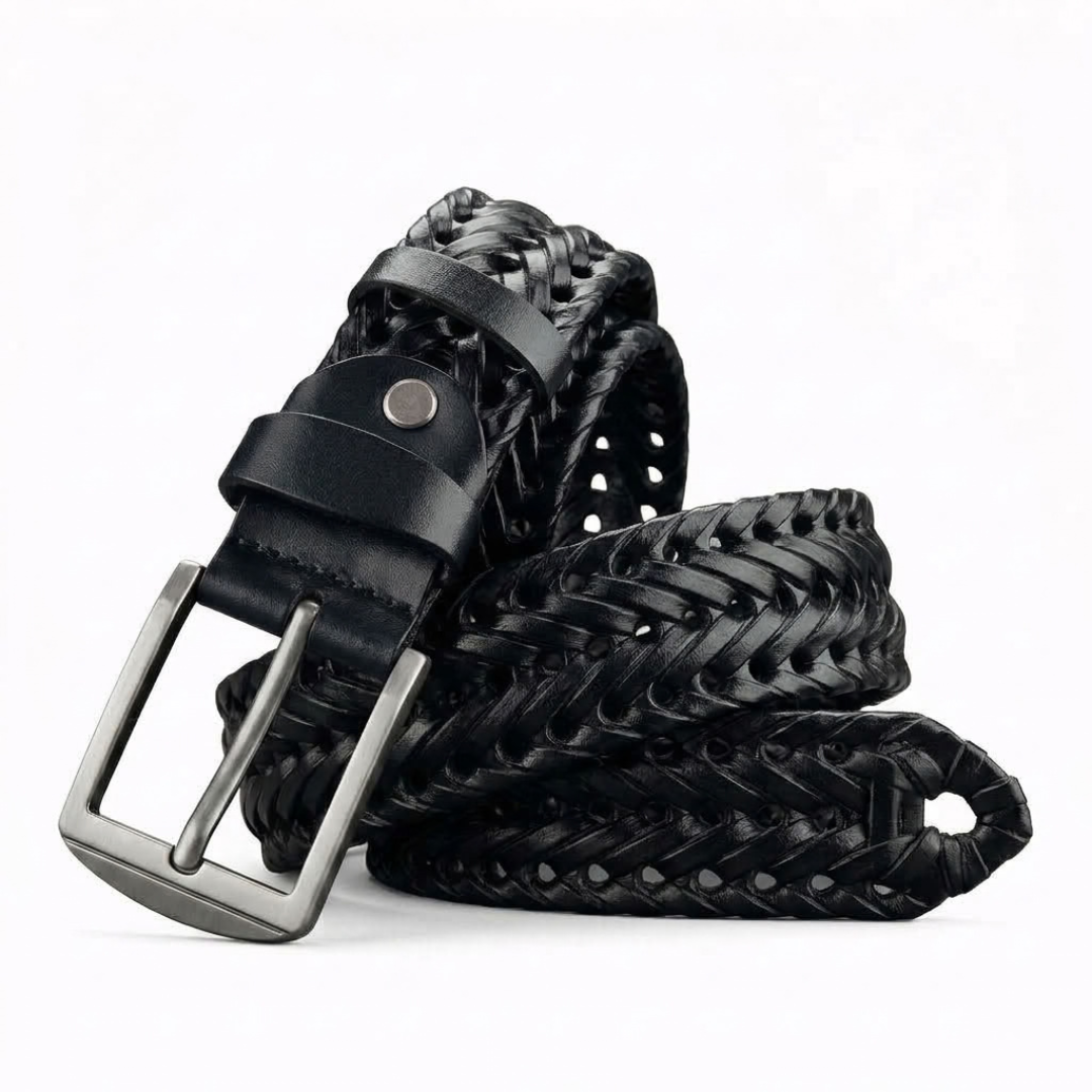 Ceinture Tressée Ajustable Pour Homme