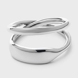Bague Statement À Double Anneau