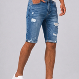 Celvoir | Short Denim Slim Pour Hommes