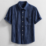 Celvoir | Chemise Ajustée Avec Manches Retroussables Pour Hommes