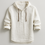 CELVOIR | CHEMISE À CAPUCHE EN LIN POUR HOMME