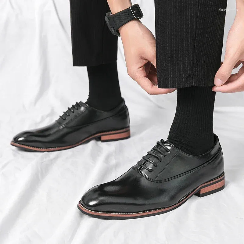CELVOIR | CHAUSSURES FORMELLES CUIR TALON BAS POUR HOMME