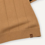 Celvoir | Polo À Col Zippé Avec Texture Verticale Pour Hommes