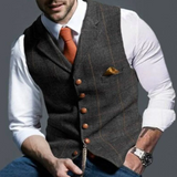 CELVOIR | GILET SLIM À BOUTONS POUR HOMME
