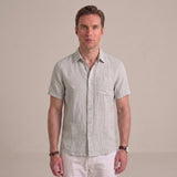 Celvoir | Chemise En Lin À Manches Courtes Pour Hommes