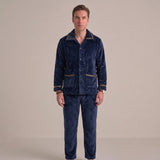 Celvoir | Ensemble De Pyjama D'Hiver En Polaire Pour Hommes