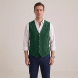 Celvoir | Gilet De Costume Boutonné Pour Hommes