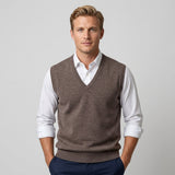Celvoir | Pull Sans Manches À Col V Pour Hommes
