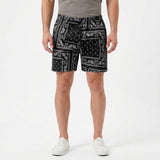 Short De Bain Paisley À Cordon De Serrage