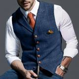 CELVOIR | GILET SLIM À BOUTONS POUR HOMME