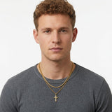 Celvoir | Collier Croix En Acier Inoxydable Pour Hommes