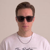 Celvoir | Lunettes De Soleil Carrées Vintage En Acétate Pour Hommes