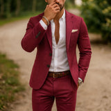 COSTUME DEUX PIÈCES POUR HOMMES