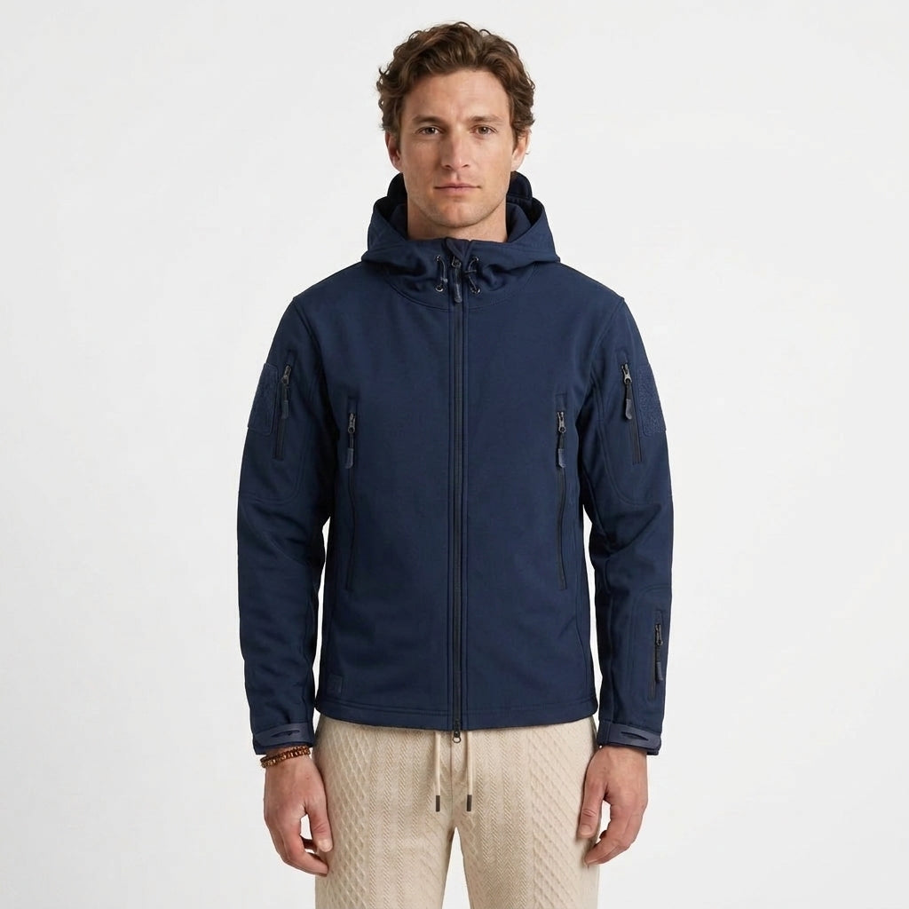 Veste Urbaine Zippée À Capuche