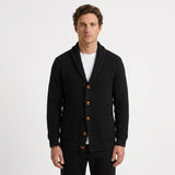 Cardigan Texturé À Col Châle