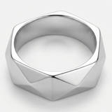 Bague Statement À Facettes