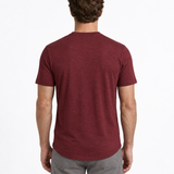 T-Shirt À Col Henley Pour Homme