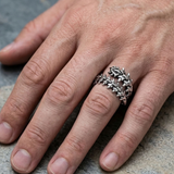 Bague Statement À Motif Mille-Pattes