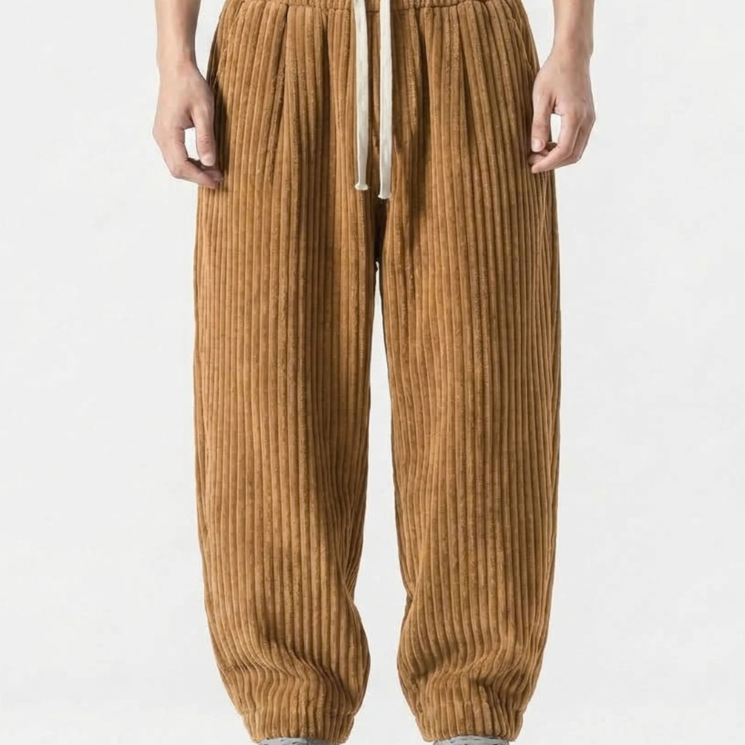Pantalon Large À Cordon De Serrage Pour Homme