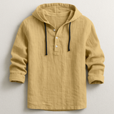 CELVOIR | CHEMISE À CAPUCHE EN LIN POUR HOMME