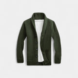 CELVOIR | CARDIGAN HOMME MAILLE COL V BOUTONNÉ