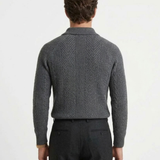 Pull Ajusté Texturé Pour Homme