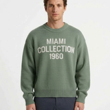 Pull Oversize Texturé À Col Rond