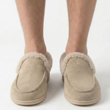 Mocassins Doublés En Fourrure Pour Hommes