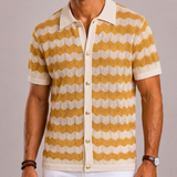 Celvoir | Polo Homme À Rayures Décontractée