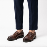 Mocassins Penny Brogue Pour Homme
